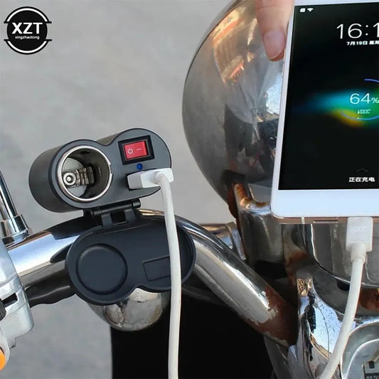 ⚡️🔋 Chargeur Moto Multifonctionnel – Rechargez Tout, Partout! 🏍️🔌